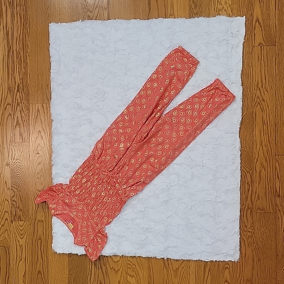 Penelope Mack Coral/Gold Pant Outfit, Girls Size 5, Excellent Condition! - Picture 1 of 8